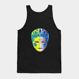 pop art traditional mask dance Tank Top